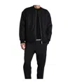 Jil Sander Blouson 05 Bomber Jacket In Black Wool In Black