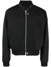 JIL SANDER WOOL BOMBER JACKET WITH ZIPPER