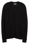 Jil Sander Wool Cardigan In Black