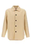 Jil Sander Tailored Wool Coat With Button Closure