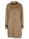 Jil Sander Women Wool Coat In Beige