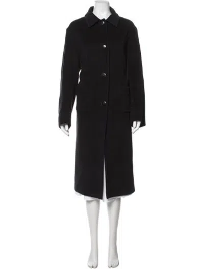 Pre-owned Jil Sander Wool Coat In Black