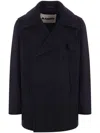 Jil Sander Wool Coat In Black