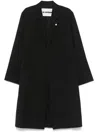 Jil Sander Wool Coat In Black