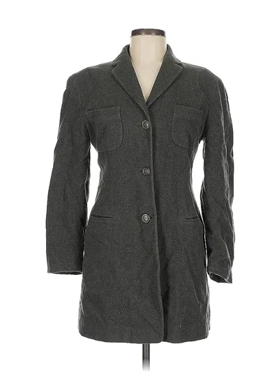 Pre-owned Jil Sander Wool Coat In Gray