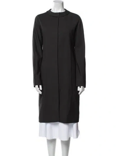 Pre-owned Jil Sander Wool Coat In Gray