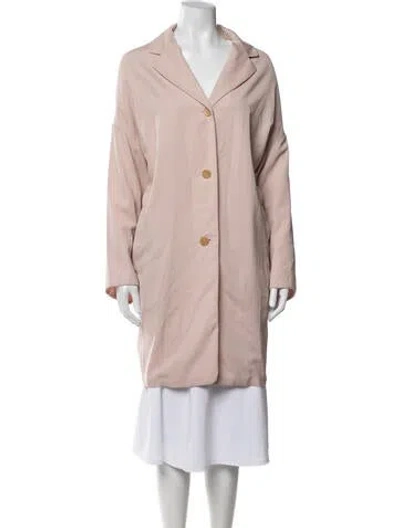 Pre-owned Jil Sander Wool Coat In Pink