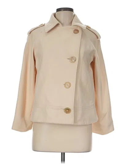 Pre-owned Jil Sander Wool Coat In Tan