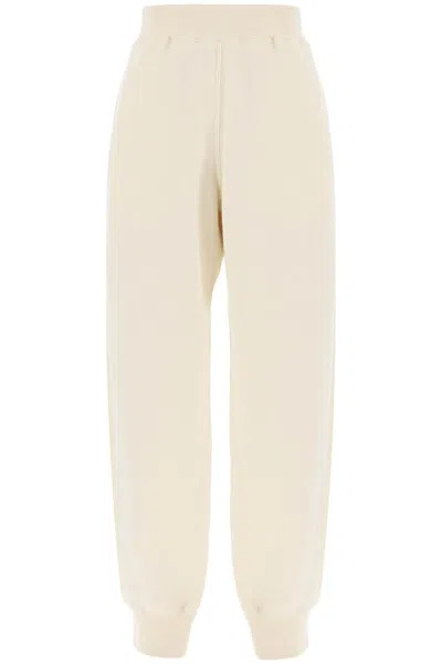 Jil Sander Wool-cotton Sweatpants In White