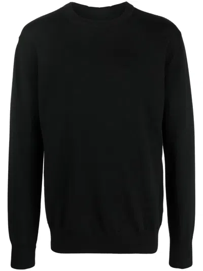 Jil Sander Wool Crew-neck Jumper In Black