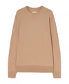 Jil Sander Wool Crew-neck Jumper In Brown