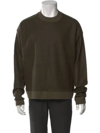 Pre-owned Jil Sander Wool Crew Neck Pullover In Green