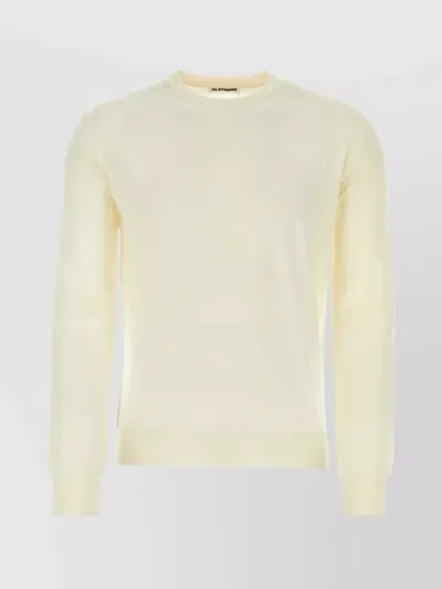JIL SANDER WOOL CREW NECK SWEATER
