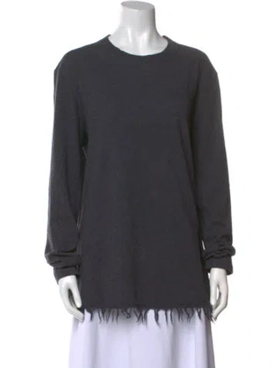 Pre-owned Jil Sander Wool Crew Neck Sweater In Gray