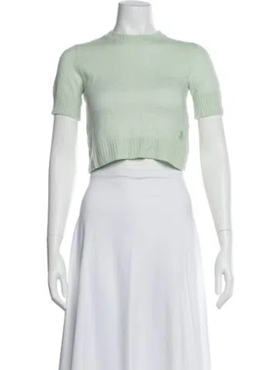Pre-owned Jil Sander Wool Crew Neck Sweater In Green
