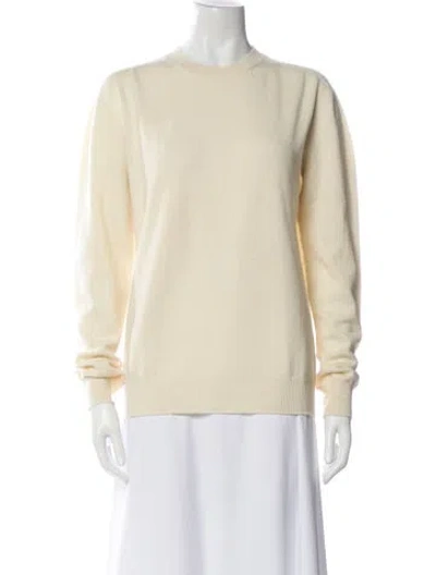 Pre-owned Jil Sander Wool Crew Neck Sweater In Neutral