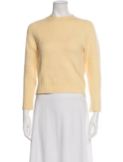 Pre-owned Jil Sander Wool Crew Neck Sweater In Neutrals