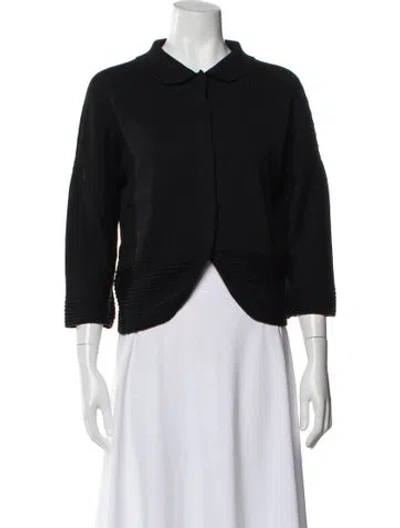 Pre-owned Jil Sander Wool Crew Neck Sweater W/ Tags In Black