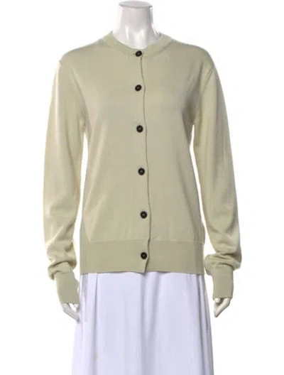 Pre-owned Jil Sander Wool Crew Neck Sweater W/ Tags In Green