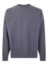 Jil Sander Jumper Crewneck Long Sleeves In Gray