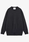 Jil Sander Wool Crewneck Sweater In Grey