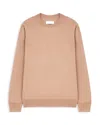 Jil Sander Wool Crew-neck Jumper In Rose Beige
