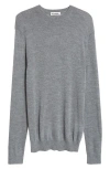 Jil Sander Wool Crewneck Sweater In Slate