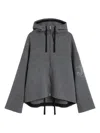 Jil Sander Wool Felt-finish Jacket In Gray