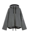 Jil Sander Wool Felt-finish Jacket In Gray