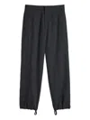 Jil Sander Wool Flannel Tapered Trousers