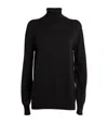 Jil Sander Wool High-neck Sweater In Black