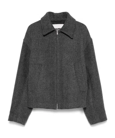 JIL SANDER ZIP-UP BOMBER JACKET