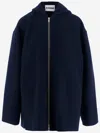 Jil Sander Long Sleeve Casual Jacket In Blue