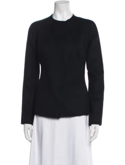 Pre-owned Jil Sander Wool Jacket In Black