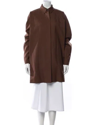 Pre-owned Jil Sander Wool Jacket In Brown