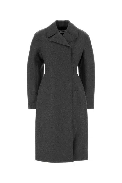 Jil Sander Wool Jacket For Women In Gray