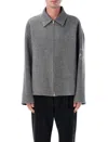 Jil Sander Wool Jacket In Gray