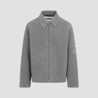 Jil Sander Wool Jacket In Gray