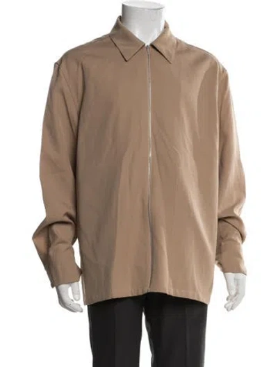 Pre-owned Jil Sander Wool Jacket In Neutral