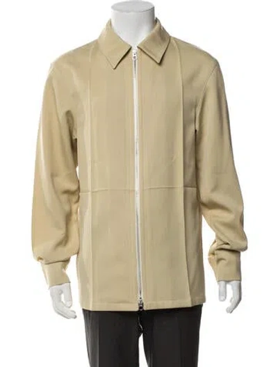 Pre-owned Jil Sander Wool Jacket In Neutrals