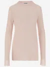 Jil Sander Wool Jersey In Pink