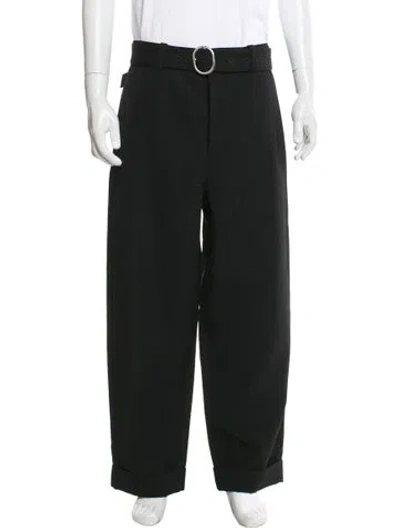 Pre-owned Jil Sander Wool Joggers In Gray