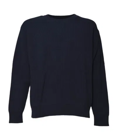 JIL SANDER JIL SANDER CREWNECK RIBBED KNIT JUMPER