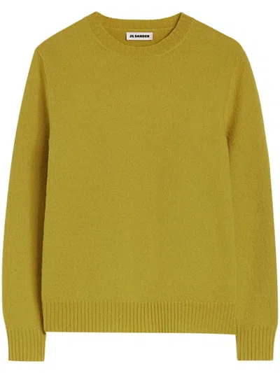 Jil Sander Wool Jumper In 黄色