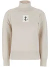 Jil Sander Cappuccino Wool Sweater In Neutrals