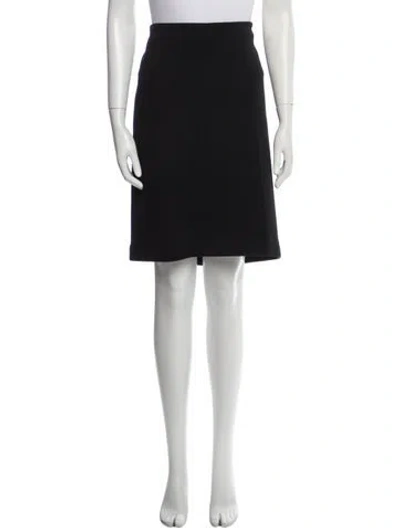 Pre-owned Jil Sander Wool Knee-length Skirt In Black