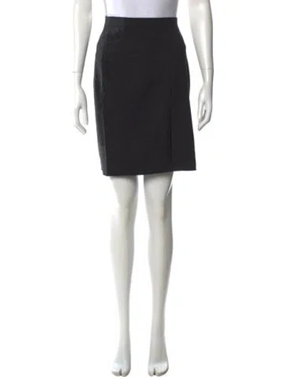 Pre-owned Jil Sander Wool Knee-length Skirt In Gray