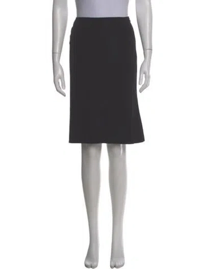 Pre-owned Jil Sander Wool Knee-length Skirt In Gray