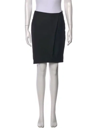 Pre-owned Jil Sander Wool Knee-length Skirt W/ Tags In Gray