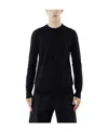 Jil Sander Wool-blend Pullover Sweater For Men In Black